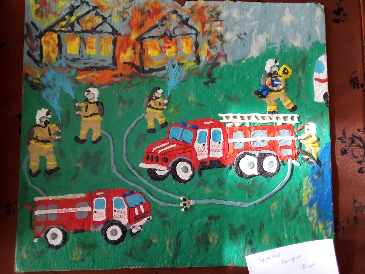 Поделка на тему пожарная безопасность в школу 3 класс